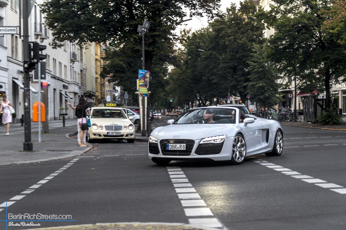 Audi R8 V10 Spyder (2013) spotted in Berlin — BerlinRichStreets